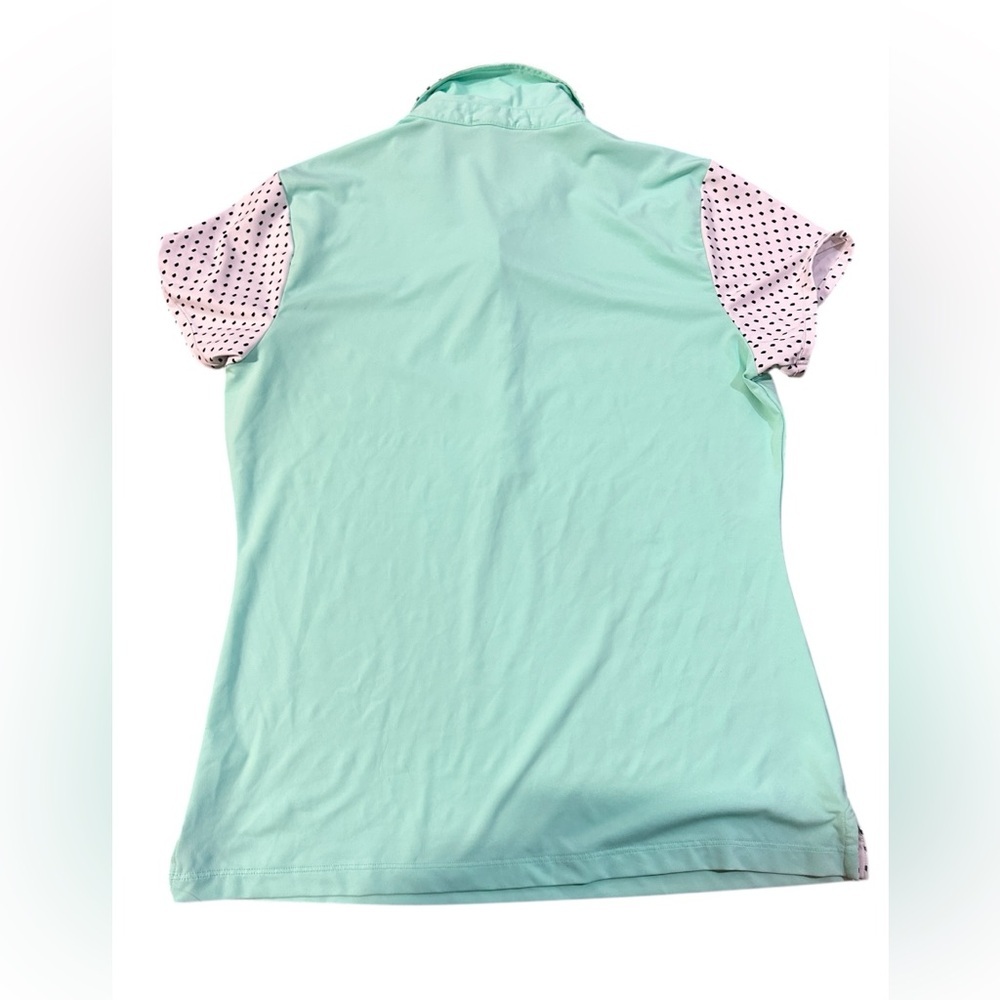 Fairway & Greene Green Fitted Short Sleeve Polo - Picture 6 of 7